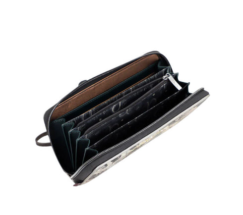 Portofel casual, dama, ANEKKE 41719-908, maro, piele ecologica